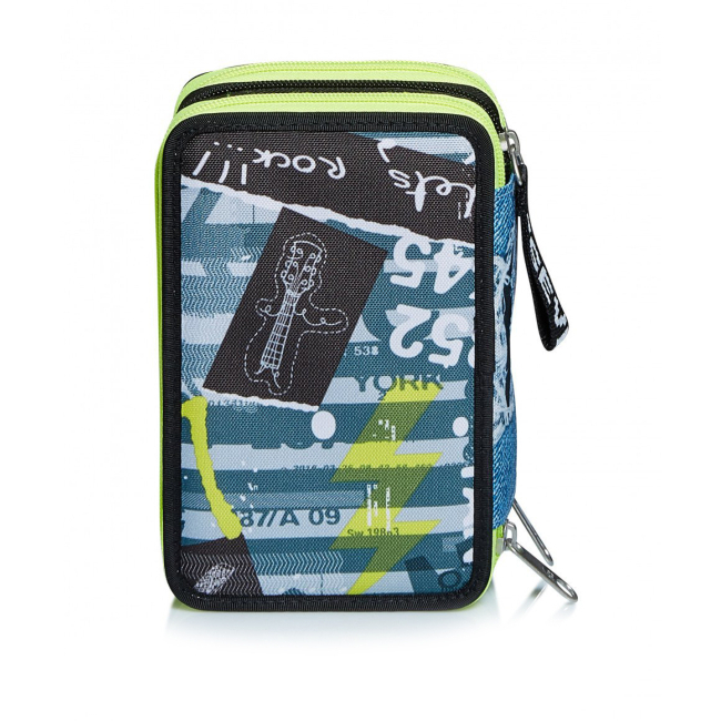 Пеналы и кошельки - Пенал с наполнением Seven 3 Сompartments Urban rock (301012004699)#2