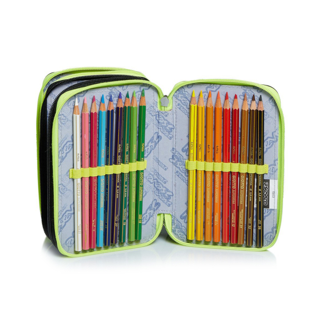 Пеналы и кошельки - Пенал с наполнением Seven 3 Сompartments Urban rock (301012004699)#4