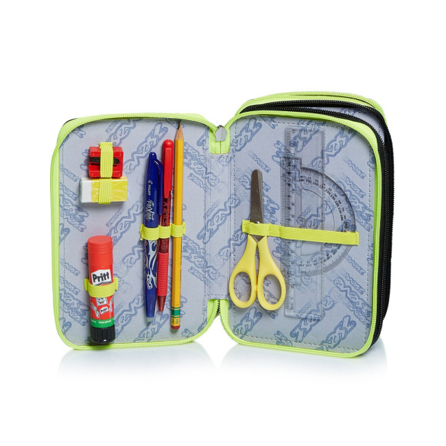 Пеналы и кошельки - Пенал с наполнением Seven 3 Сompartments Urban rock (301012004699)#5