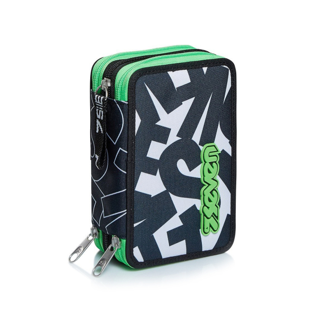 Пенали та гаманці - Пенал із наповненням Seven 3 Сompartments Alpha beat (301012012899)#2