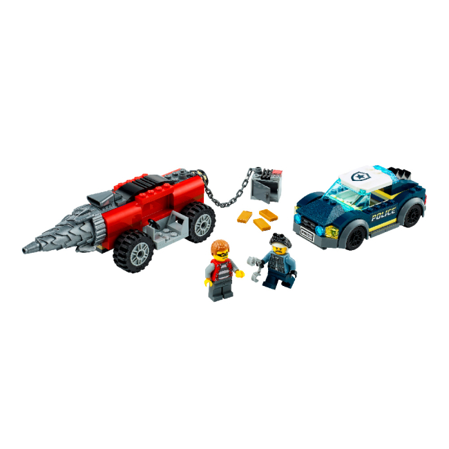 Конструктори LEGO - Конструктор LEGO City Елітний поліцейський загін переслідування бура (60273)#3