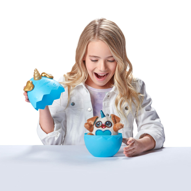 М'які тварини - М'яка іграшка-сюрприз Rainbocorns Puppycorn Реінбокорн-E Мопс (9237E)#5