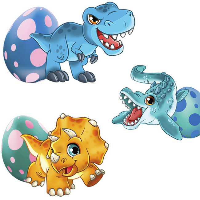 Антистрес іграшки - Фігурка, що зростає Sbabam Dino eggs winter Зимові динозаври (T059-2019)#3