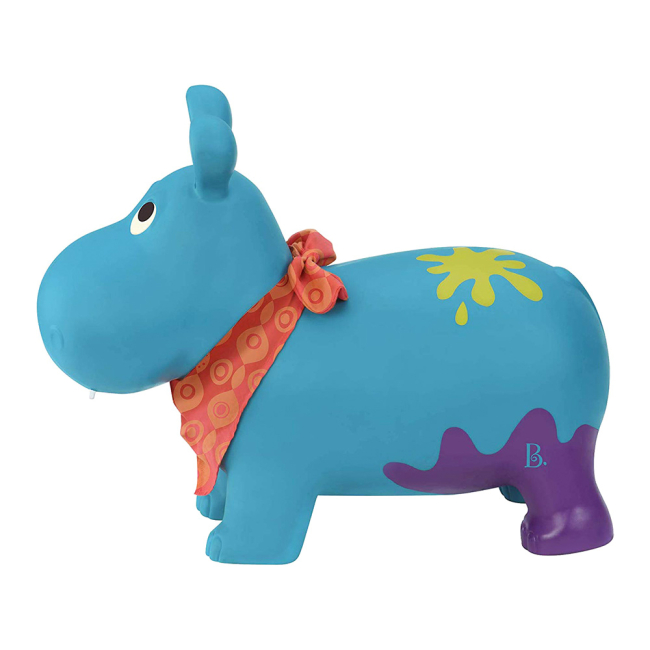 Спортивні активні ігри - Баттатострибун Battat Гіпопотам-там-там з насосом (BX2127Z)#2