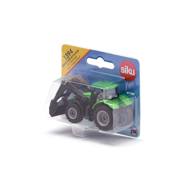 Транспорт і спецтехніка - Трактор Siku з фронтальним навантажувачем (1394)#5