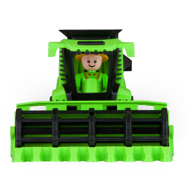 Машинки для малышей - Машинка Lena Truckies Комбайн зерноуборочный (1626)#3