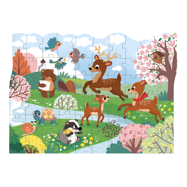 Пазлы - Пазл DoDo Времена года Природа расцветает (300411)#2