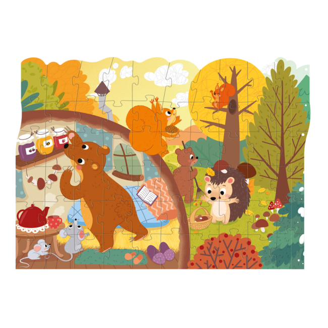 Пазлы - Пазл DoDo Времена года Время сбора урожая (300413)#2