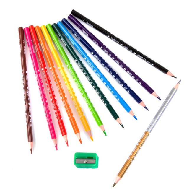 Канцтовары - Карандаши цветные Colorino Человек-паук 13 цветов с точилкой (91789PTR) (566522)#2