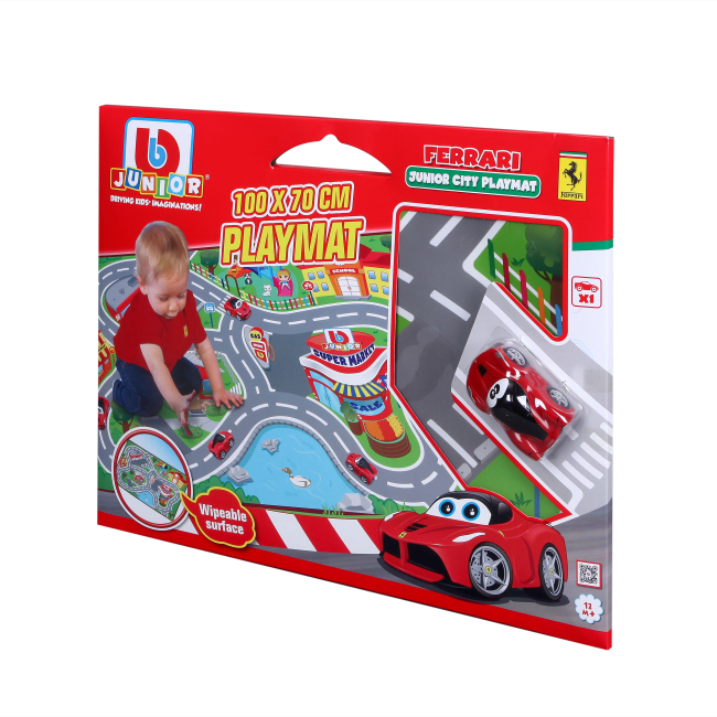 Машинки для малышей - Развивающий коврик Bb Junior LaFerrari Junior city playmat (16-85007)#2