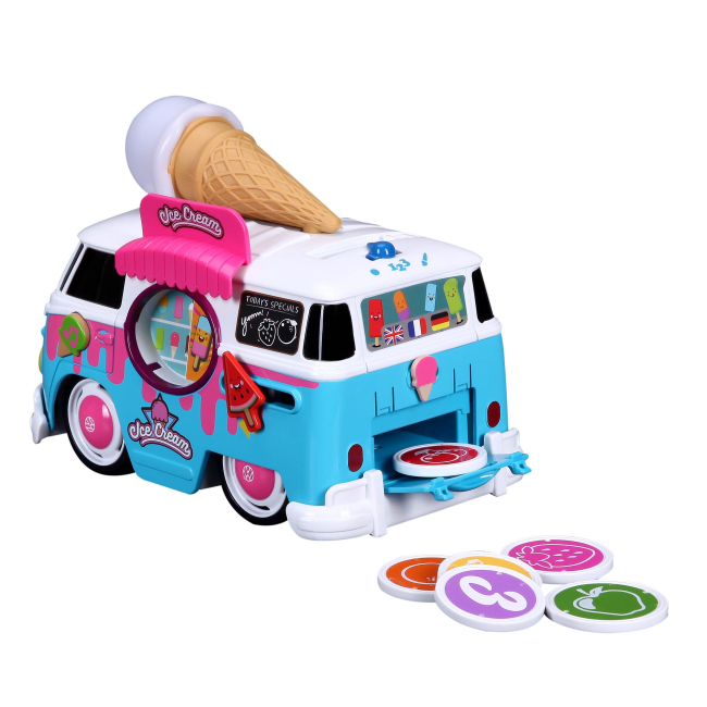 Машинки для малюків - Автомодель Bb Junior Magic Ice-cream bus VW Samba bus (16-88610)#2