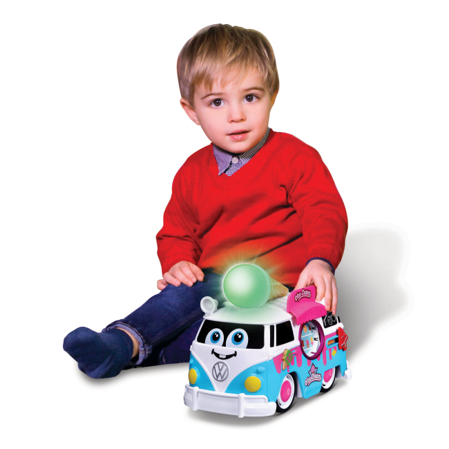 Машинки для малюків - Автомодель Bb Junior Magic Ice-cream bus VW Samba bus (16-88610)#4