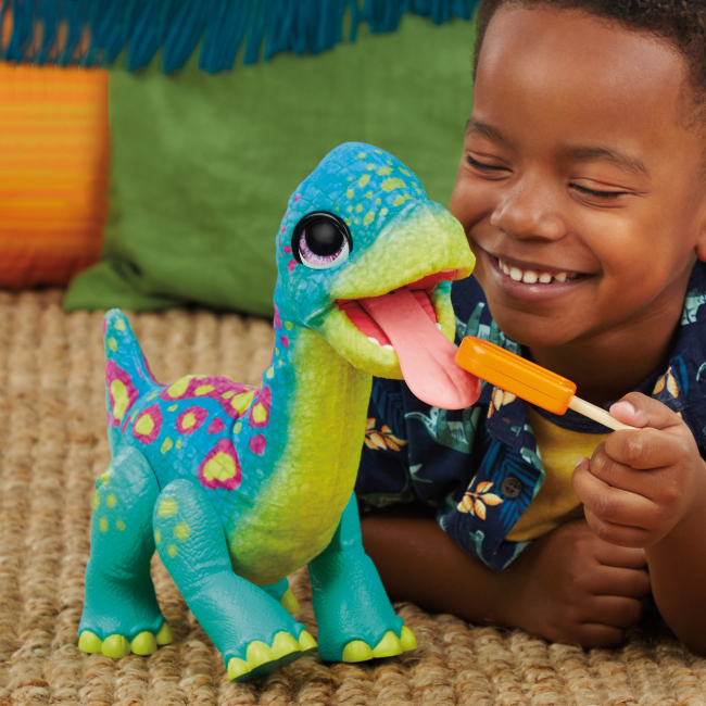 Фігурки тварин - Інтерактивна іграшка FurReal Friends Малюк динозавр (F1739)#4