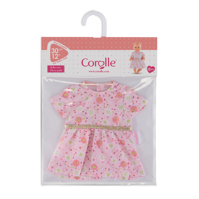 Одежда и аксессуары - Платье для пупса Corolle Весенние цветы 30 см (9000110050)#3