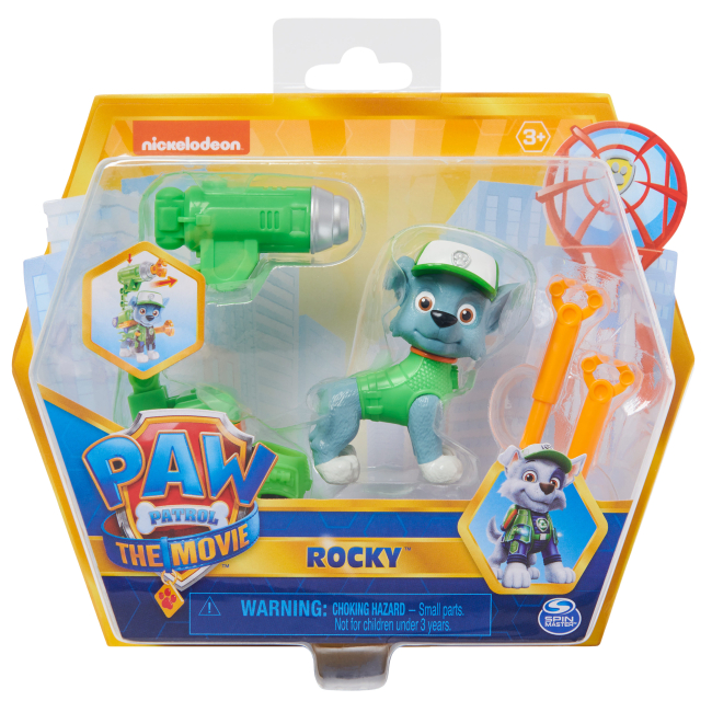 Фігурки персонажів - Фігурка Paw Patrol The movie Роккі з механічною функцією (SM16655/8913)#3