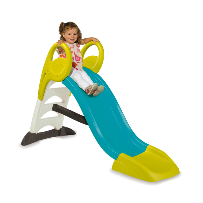 Игровые комплексы, качели, горки - Детская горка Smoby Toboggan голубая 150 см (310269)#5