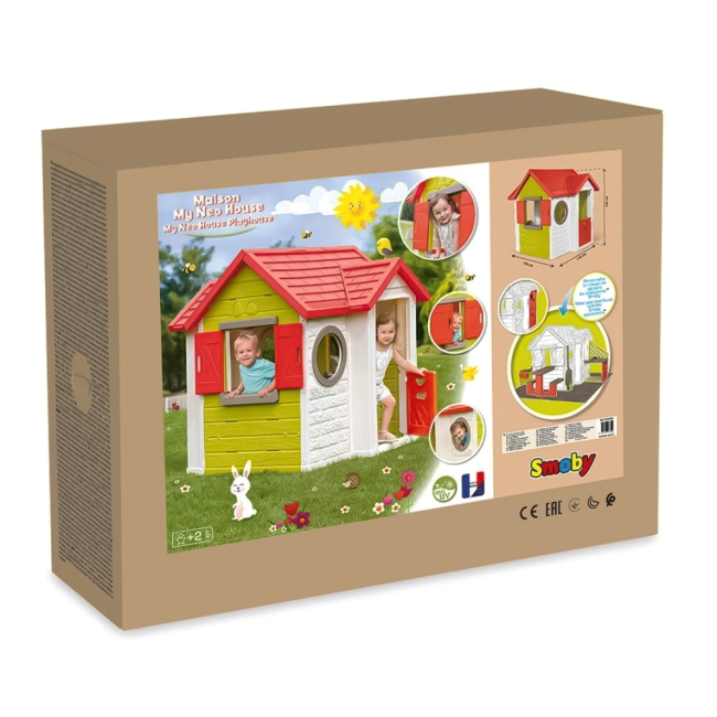 Игровые комплексы, качели, горки - Игровой домик Smoby лесника Нео (810404)#2