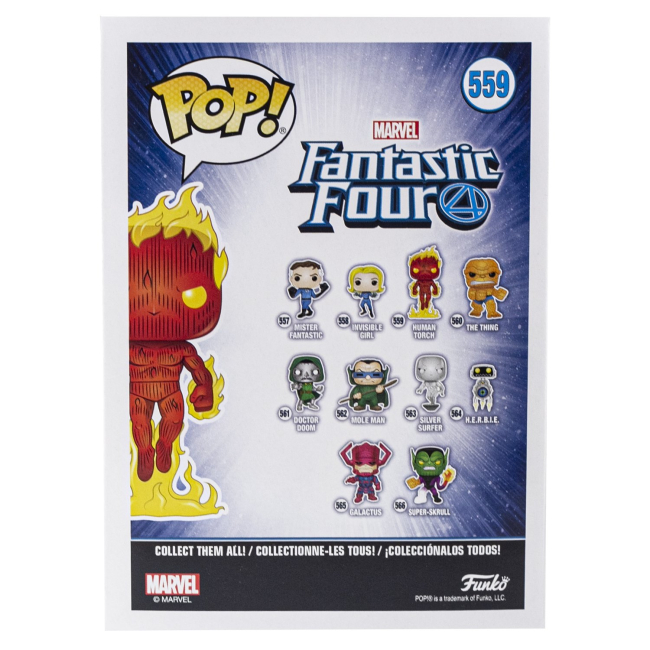 Фигурки персонажей - Фигурка Funko Pop Marvel Человек-факел (FUN2549208)#5
