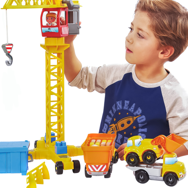 Конструкторы с уникальными деталями - Конструктор Ecoiffier Abrick Строительство в городе (002999)#3