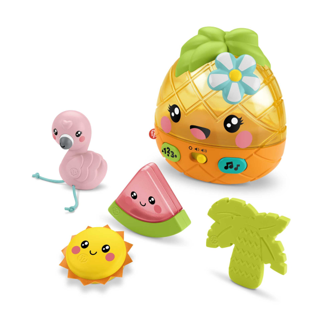 Развивающие игрушки - Игровой набор Fisher-Price Ананас и друзья с эффектами (GYK20)#2