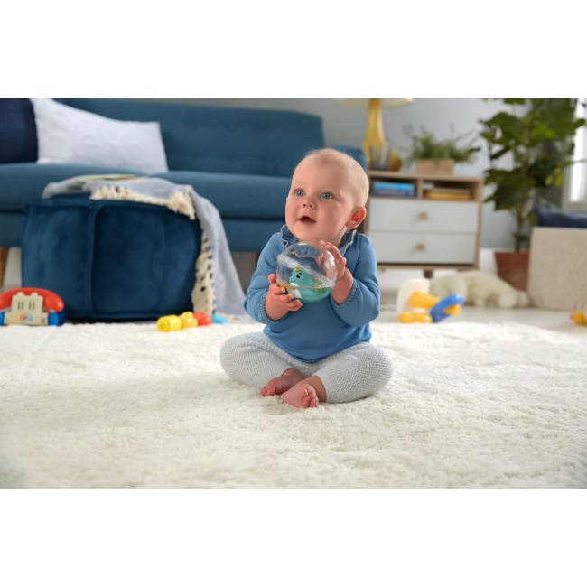 Игрушки для ванны - Игрушка для ванны Fisher-Price Watermates Нарвал в шаре (GRT61/GRT61-3)#3