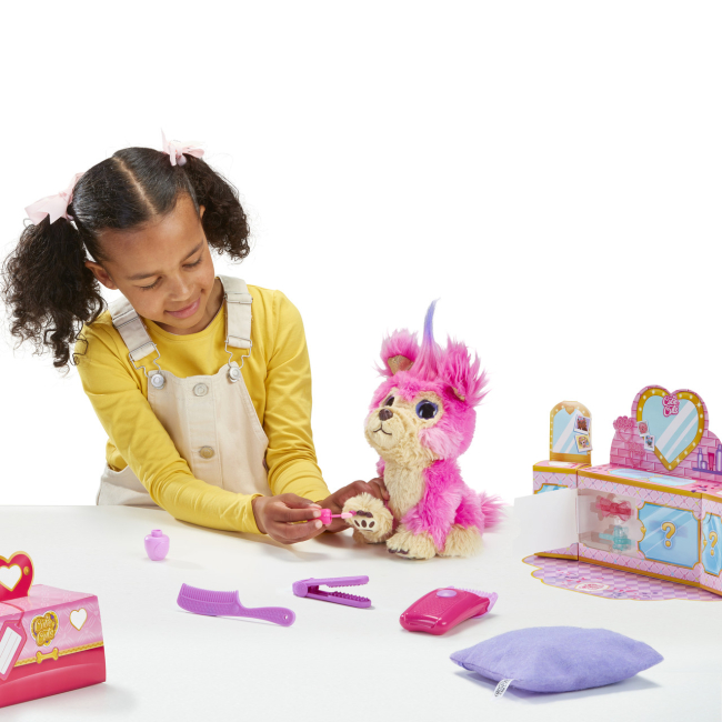 Мягкие животные - Игрушка  Scruff a Luvs Няшка-потеряшка Груминг салон розовый (30146)#5