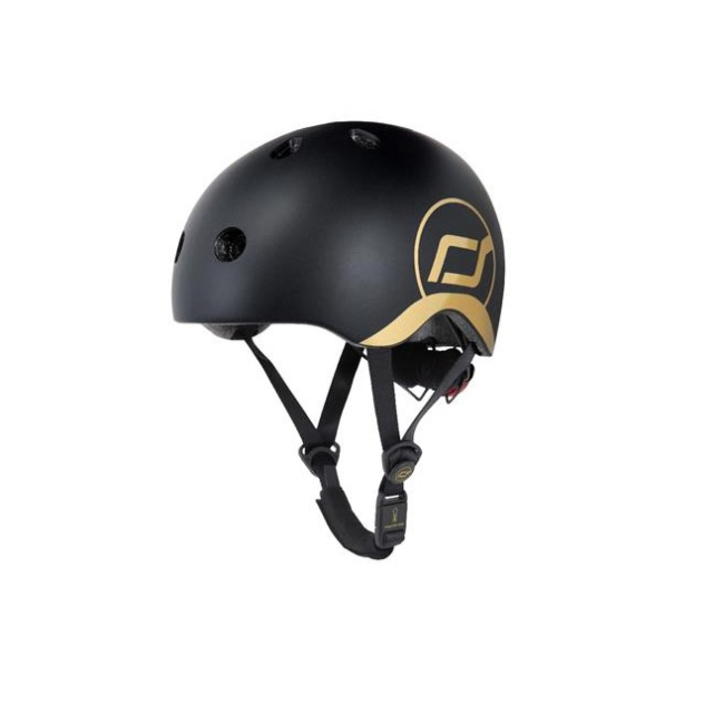 Защитное снаряжение - Шлем защитный Scoot and Ride черный с фонариком (SR-181206-BLACK)#2