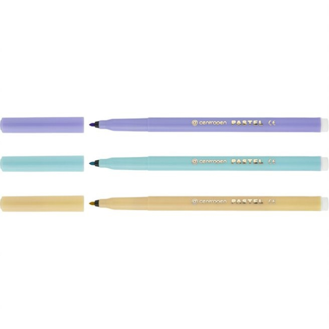 Канцтовары - Фломастеры пастельные Centropen 12 цветов (7550/1209 TP)#2