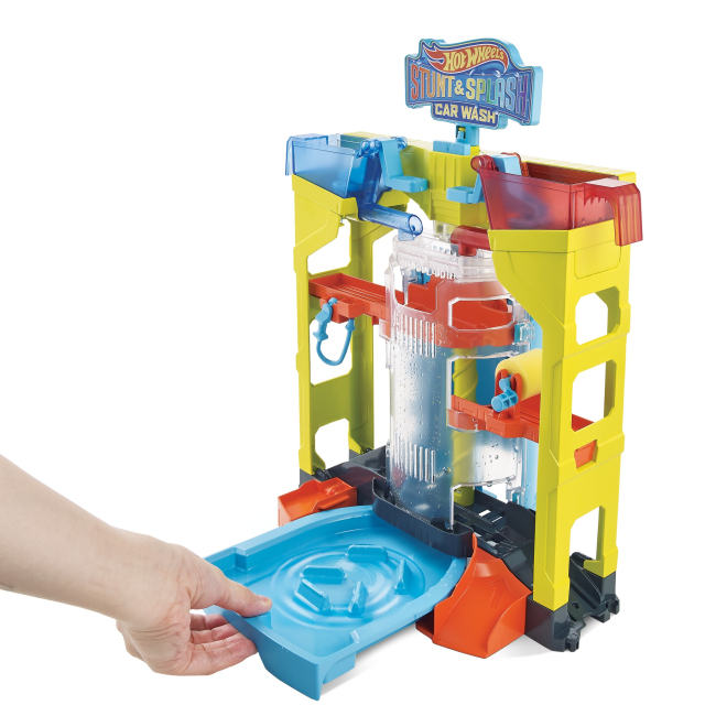 Автотреки - Игровой набор Hot Wheels Action Измени цвет Автомойка взрыв цветов (GRW37)#2