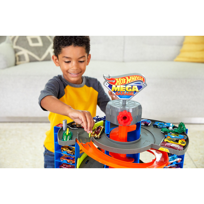 Паркінги і гаражі - Ігровий набір Hot Wheels City Мегагараж для машинок (GTT95)#5