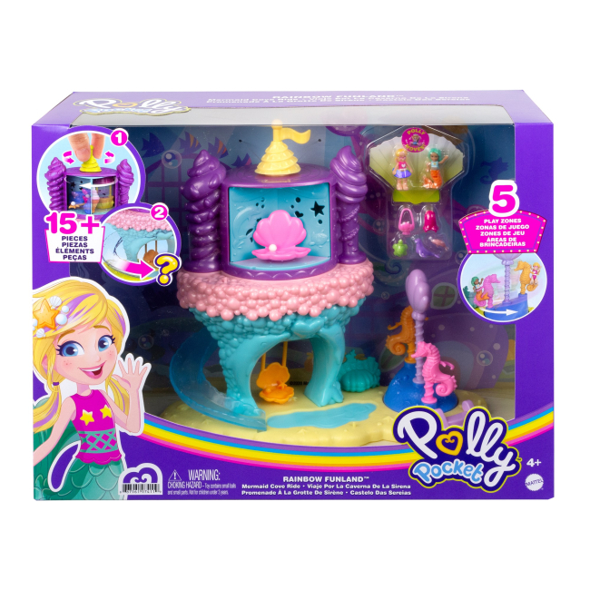 Куклы - Кукольный набор Polly Pocket Сказочные места Полливиля Бухта Русалки (GYK41/GYK42)#3