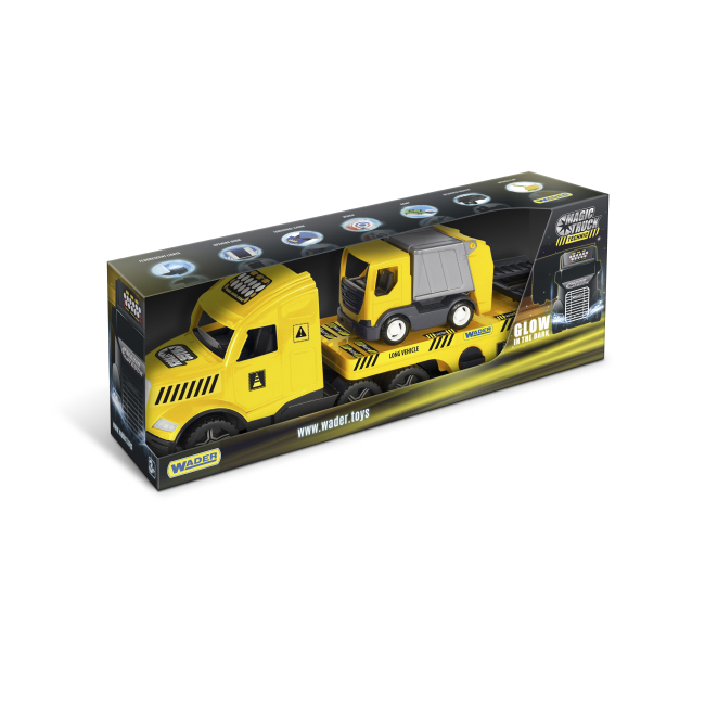 Транспорт і спецтехніка - Ігровий набір Wader Magic truck Technic Евакуатор зі сміттєвозом (36440)#2