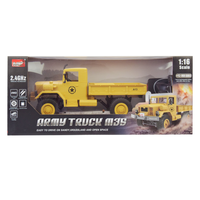 Радіокеровані моделі - Машинка на радіокеруванні MZ American army truck-M35A2 (YY2013)#4