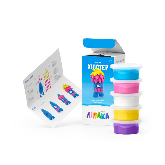 Наборы для лепки - Набор для лепки Липака ClayMate Хипстер (MMN002)#4