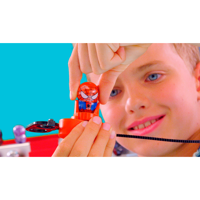 Волчки и боевые арены - Игровой набор Marvel Wooblies Магнитные фигурки с пусковым устройством в блистере 3 шт (WBM011) #4