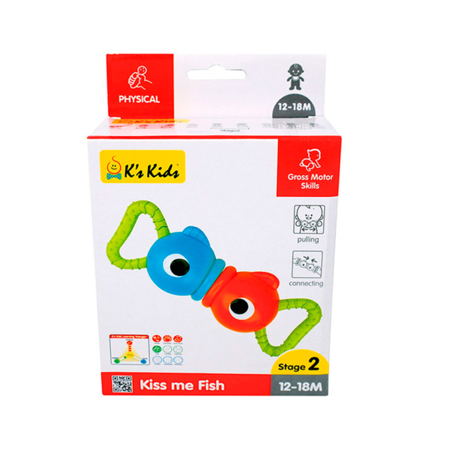 Брязкальця, прорізувачі - Брязкальце K’s Kids Рибки поцілунчики (KA10764-GB)#2