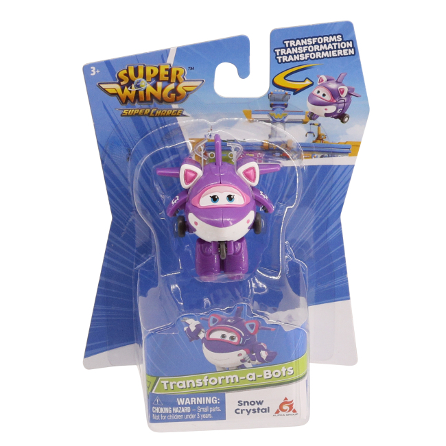 Фигурки персонажей - Фигурка-трансформер Super Wings Transform-a-bots Кристал (EU740063)#3