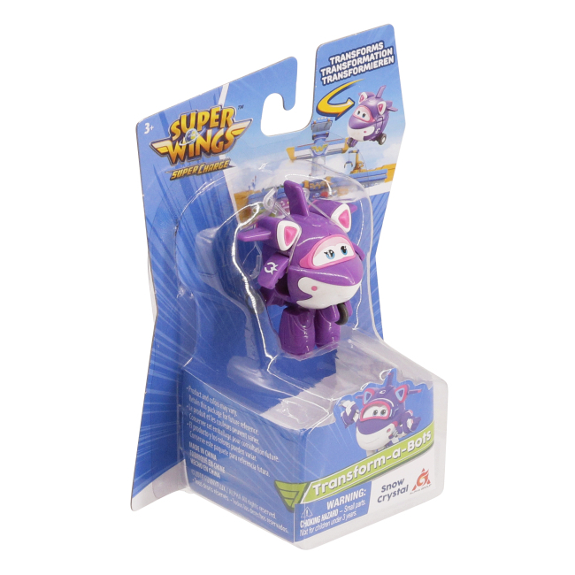 Фигурки персонажей - Фигурка-трансформер Super Wings Transform-a-bots Кристал (EU740063)#4