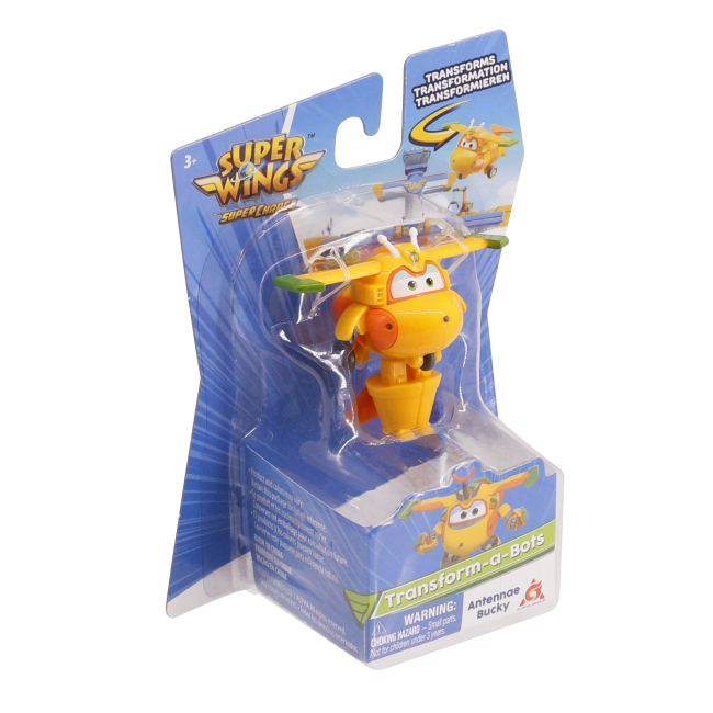 Фигурки персонажей - Фигурка-трансформер Super Wings Transform-a-bots Баки (EU740073)#4