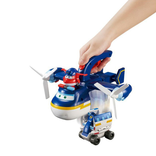 Фигурки персонажей - Игровой набор Super Wings Полицейский транспорт 2 в 1 (EU740834)#4