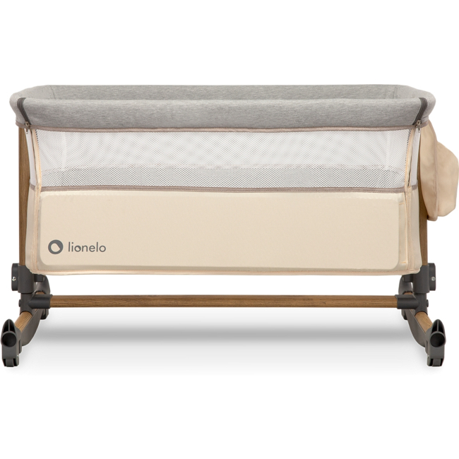 Манежі - Приставне ліжечко Lionelo Leonie beige sand (5903771700139)#4
