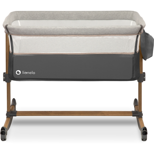 Манежи - Приставная кроватка Lionelo Leonie grey stone (5903771700122)#2
