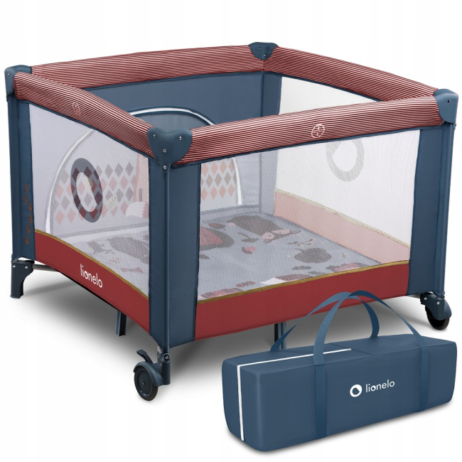 Манежі - Манеж Lionelo Fie cobalt red (LO.FE01)#3