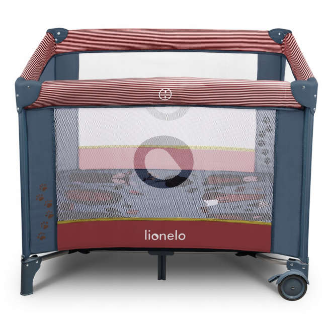 Манежі - Манеж Lionelo Fie cobalt red (LO.FE01)#4