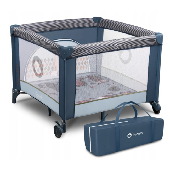 Манежи - Манеж Lionelo Fie blue navy (LO.FE02)#3