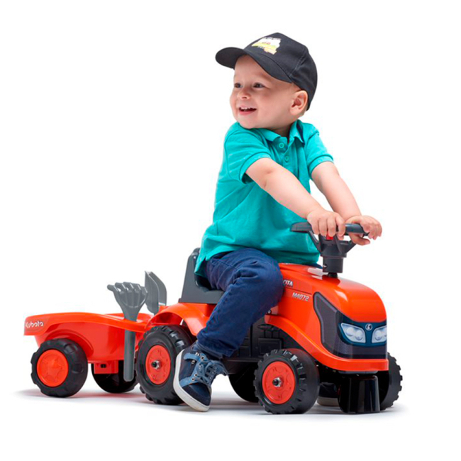 Толокари - Толокар Трактор Falk Kubota 260C Толокар з причепом (3016200026037)#3