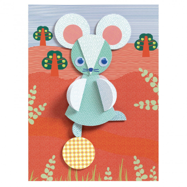 Набори для творчості - Набір для створення колажу Djeco Знову і знову (DJ09056)#3