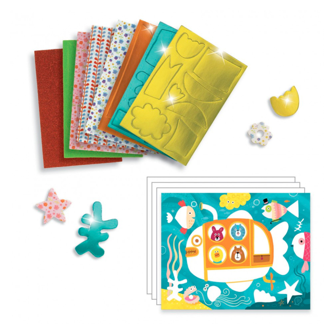 Набори для творчості - Набір для творчості Djeco Весела піна колаж (DJ09869)#3