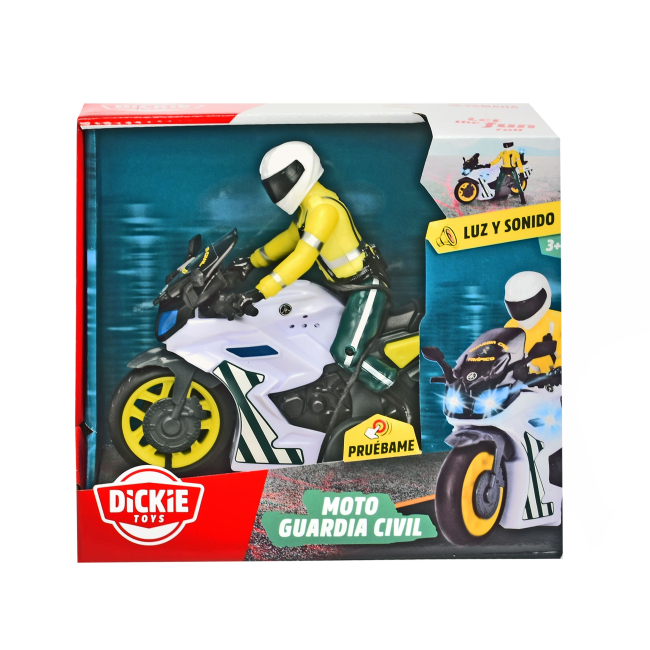 Транспорт і спецтехніка - Мотоцикл Dickie Toys Патрулювання поліція(3712018)#5