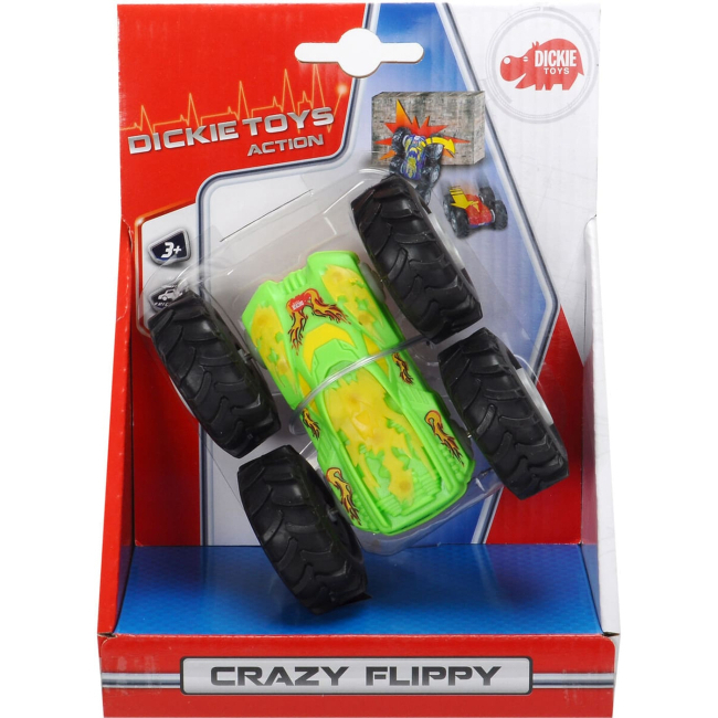 Автомоделі - Автомодель Dickie Toys Перевертач фрикційна зелена (3341036/3341036-1)#2